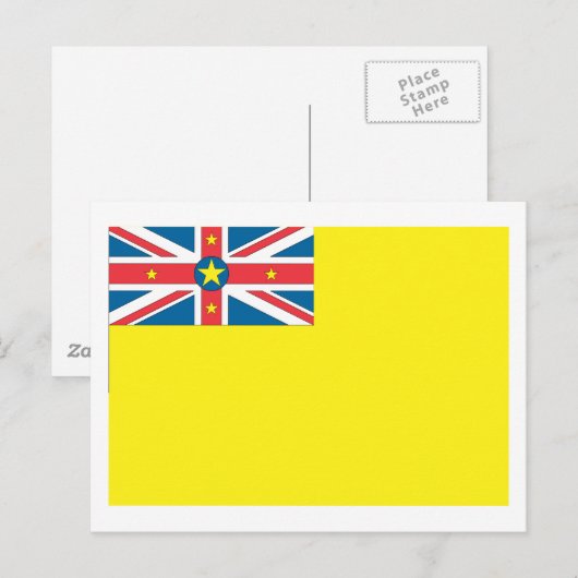 Niue Island Postkarte (Vorne/Hinten)