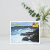 Niue - Niue Coastline - Postkarte (Stehend Vorderseite)