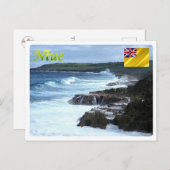 Niue - Niue Coastline - Postkarte (Vorne/Hinten)