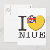 Niue Postkarte (Vorne/Hinten)