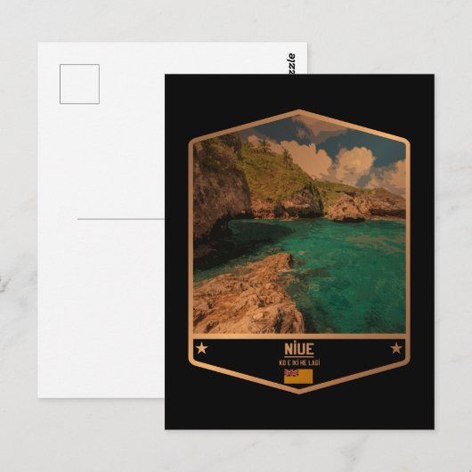 Niue Postkarte (Vorne/Hinten)