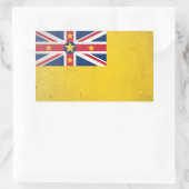 Niue Rechteckiger Aufkleber (Tasche)