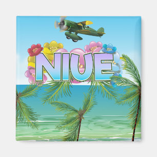 Niue Südpazifik Reiseplakat Magnet