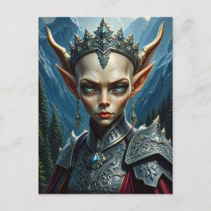 Nivalis Mountain Elf Queen - Sammlerpostkarte Postkarte