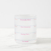 Niveau der Bewusstseins-mattierten Tasse (Mittel)