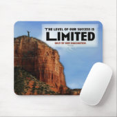 Niveau der Erfolgs-Gewohnheit Mousepad (Mit Mouse)