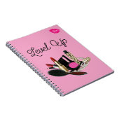 Niveau herauf Anmerkungs-Buch Notizblock (Rechte Seite)