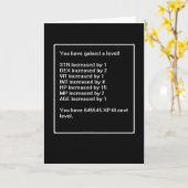 Niveau herauf Geburtstags-Karte Karte (Gelbe Blume)