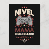 Nivel Mama desbloqueado Postkarte (Vorderseite)