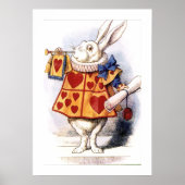 Nivens McTwisp, die Rabbit-Alice im Wunderland Poster (Vorne)