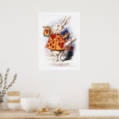 Nivens McTwisp, die Rabbit-Alice im Wunderland Poster (Küche)
