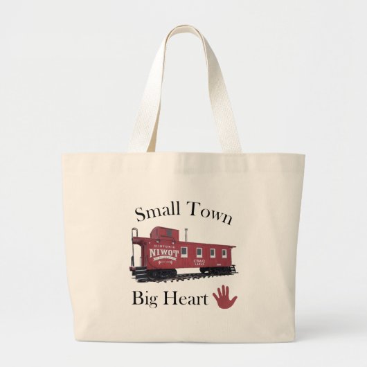 Niwot Small Town Big Heart Jumbo Tasche (Vorne)