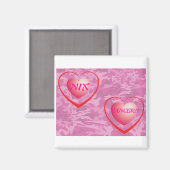 Nix Breast Cancer Frig Magnet!! Magnet (Vorderseite/Rückseite)
