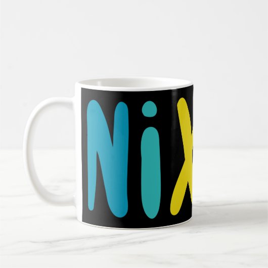 Nix Da, Deutscher Dialekt Slang Kaffeetasse (Links)