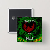 Nix-Knopf - ich gab mein Herz zu Button (Vorne & Hinten)