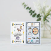 Nix - Nickel Horn Unicorn Game Card Postkarte (Stehend Vorderseite)