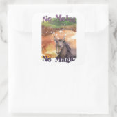 Nix No Metal No Magic Stickers (Tasche)