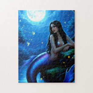 Nixe in der Nacht Puzzle