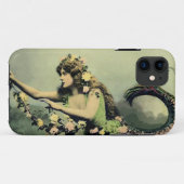 Nixe und Rosen Case-Mate iPhone Hülle (Rückseite (Horizontal))
