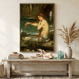 Nixe von John William Waterhouse Poster