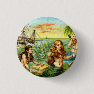 Nixen des 19. Jahrhunderts Button