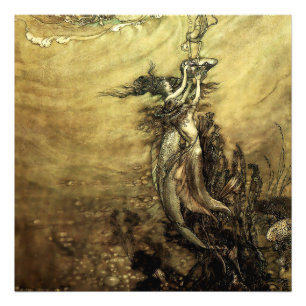„Nixen des Rheins“ von Arthur Rackham Fotodruck
