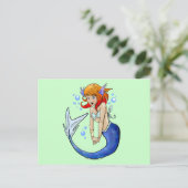 Nixie Die Mermaid Postkarten (Stehend Vorderseite)