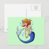 Nixie Die Mermaid Postkarten (Vorne/Hinten)