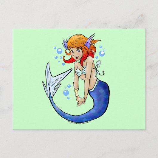 Nixie Die Mermaid Postkarten (Vorderseite)
