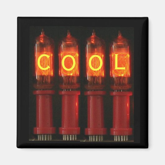 Nixie Tube Magnet (Vorne)