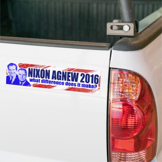 Nixon/Agnew 2016 Autoaufkleber (Auf Lkw)
