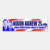 Nixon/Agnew 2016 Autoaufkleber (Vorne)