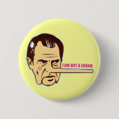 Nixon, bin ich nicht ein Schwindler Button (Vorderseite)