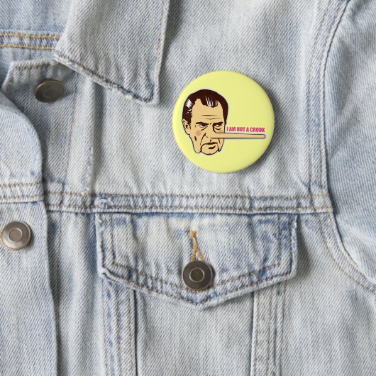Nixon, bin ich nicht ein Schwindler Button (Beispiel)