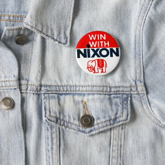 Nixon-GOP - Knopf Button (Beispiel)