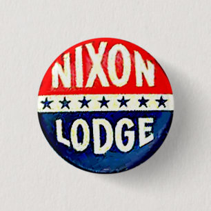 Nixon-Häuschen Button
