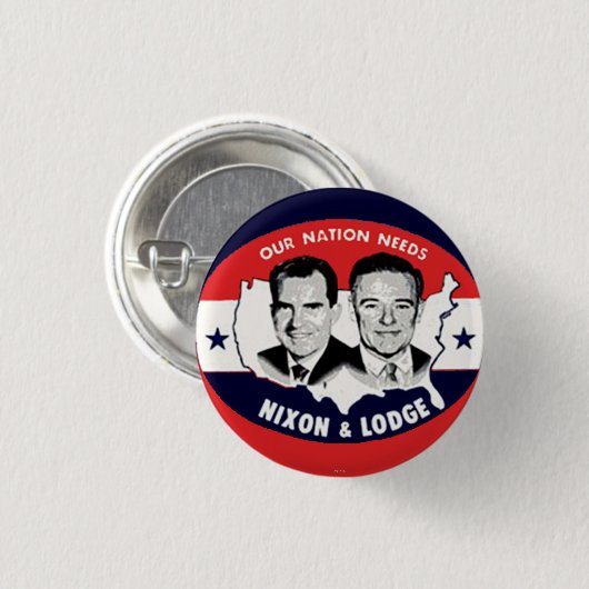 Nixon-Häuschen jugate - Knopf Button (Vorne & Hinten)
