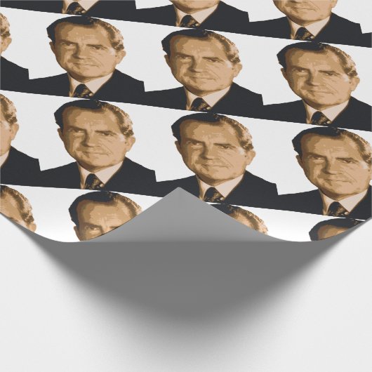 Nixon Head Geschenkpapier (Ecke)