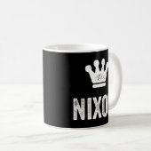 Nixon King Crown Name für Nixon Kaffeetasse (VorderseiteRechts)