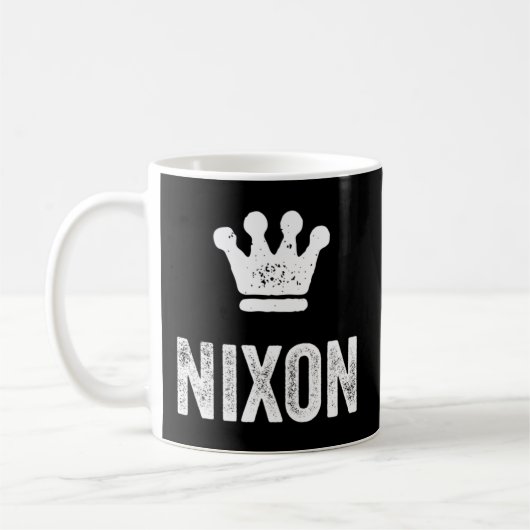 Nixon King Crown Name für Nixon Kaffeetasse (Links)