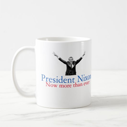 Nixon - Mehr denn je! Kaffeetasse (Links)