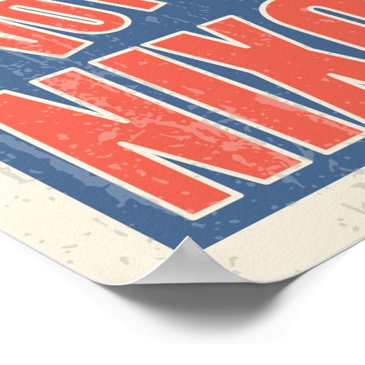 Nixon, Roll with Poster (Ecke)