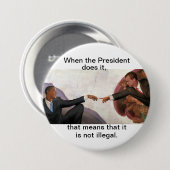 Nixon u. Obama: Soul-Kameraden Button (Vorne & Hinten)