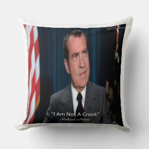 Nixon und ich sind kein Crook Cotton Pillow Kissen