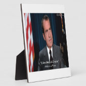 Nixon und kein Crook-Zitat Fotoplatte (Seite)