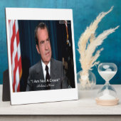 Nixon und kein Crook-Zitat Fotoplatte (Seite)