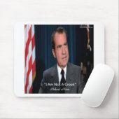 Nixon und kein Crook-Zitat Mousepad (Mit Mouse)