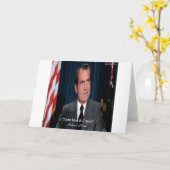 Nixon und kein Krokodil Karte (Gelbe Blume)
