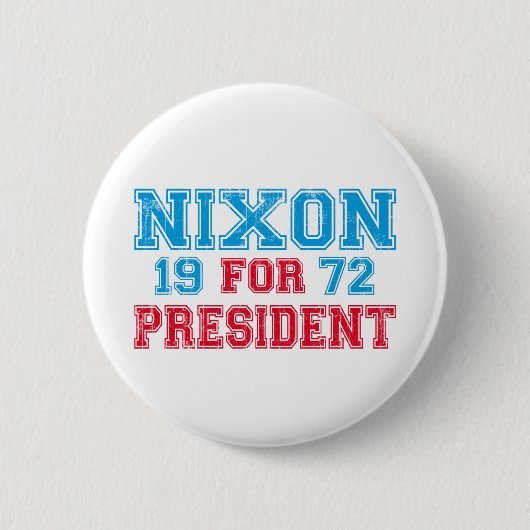 Nixon-Wahl 1972 Button (Vorderseite)