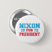Nixon-Wahl 1972 Button (Vorne & Hinten)
